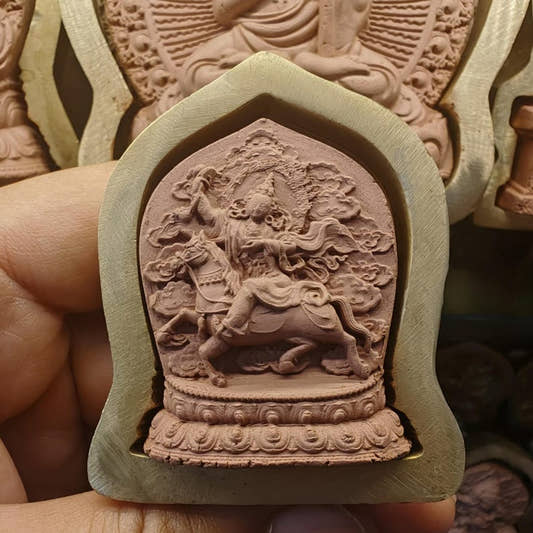 Achi Chokyi Drolma Tsa Tsa Mold - Tibetan tsa tsa mold, front view