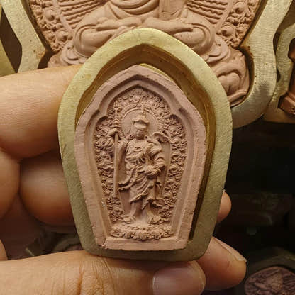 Guru Rinpoche Dewa Chenpo Tsa Tsa Mold - Tibetan tsa tsa mold, front view