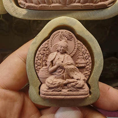 Klu Sgrub - Nagarjuna Tsa Tsa Mold - Tibetan tsa tsa mold, front view