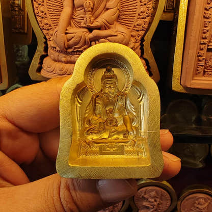 Tangtong Gyalpo Tsa Tsa Mold - Tibetan tsa tsa mold, detailed view