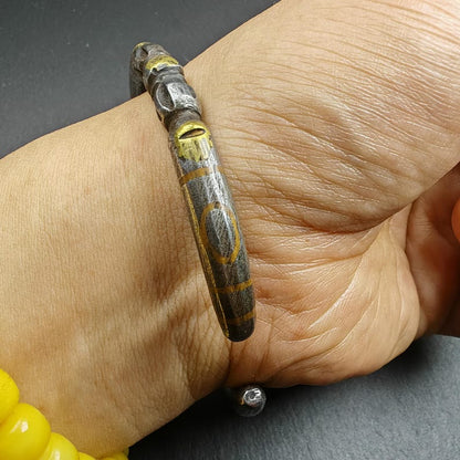 Tibetan Vajra Bangle,Cold Iron Cuff Bracelet