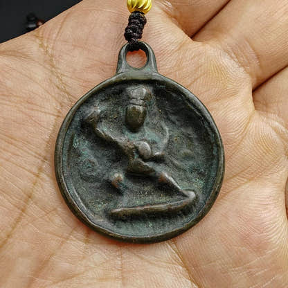Handmade Thokcha Vajrapani Amulet Badge - Tibetan Buddhist amulet, view 8