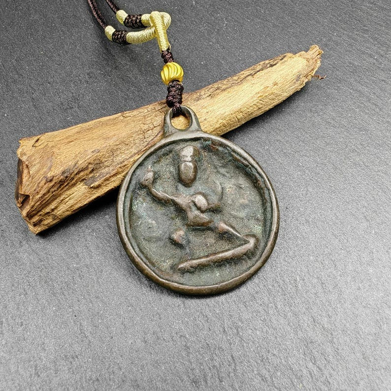 Handmade Thokcha Vajrapani Amulet Badge - Tibetan Buddhist amulet, view 6
