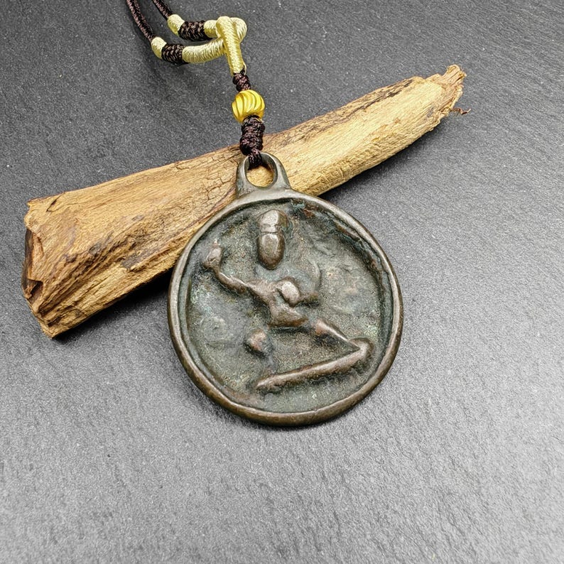 Handmade Thokcha Vajrapani Amulet Badge - Tibetan Buddhist amulet, view 6