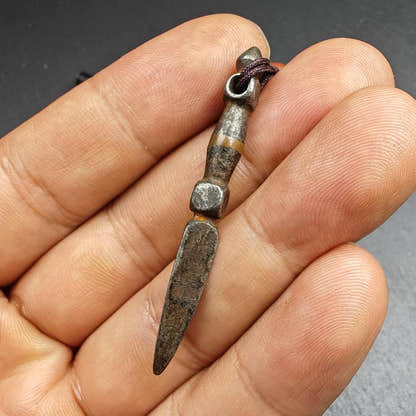 Old Tibetan Phurba Amulet,Kila - Dorje Phurba,40 Years Old - Tibetan Buddhist amulet, view 8