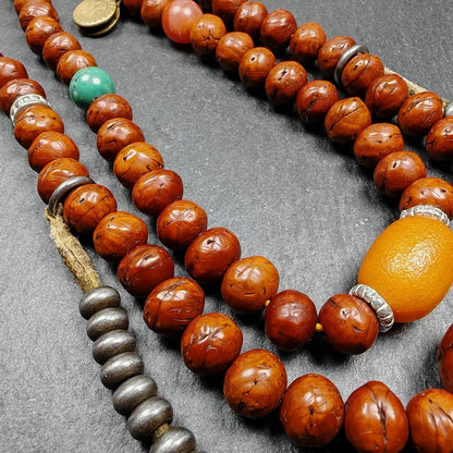 Tibetan Rosary, Old 8.7mm 108 Bodhi Seed Mala