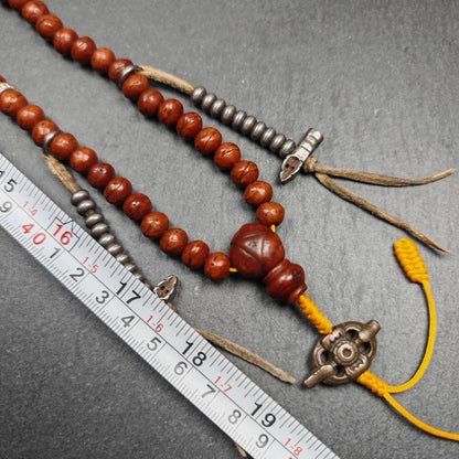 Tibetan Rosary, Old 8.7mm 108 Bodhi Seed Mala