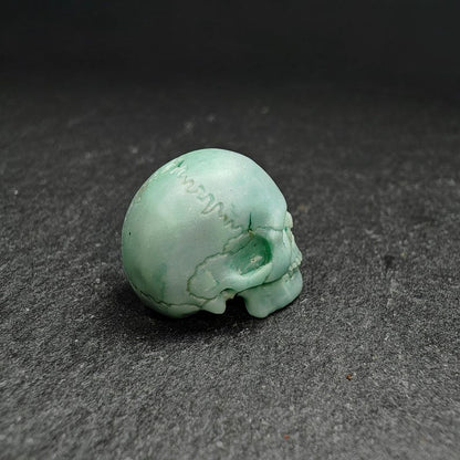 Authentic Turquoise Citipati Skull Bead,15*13*11mm