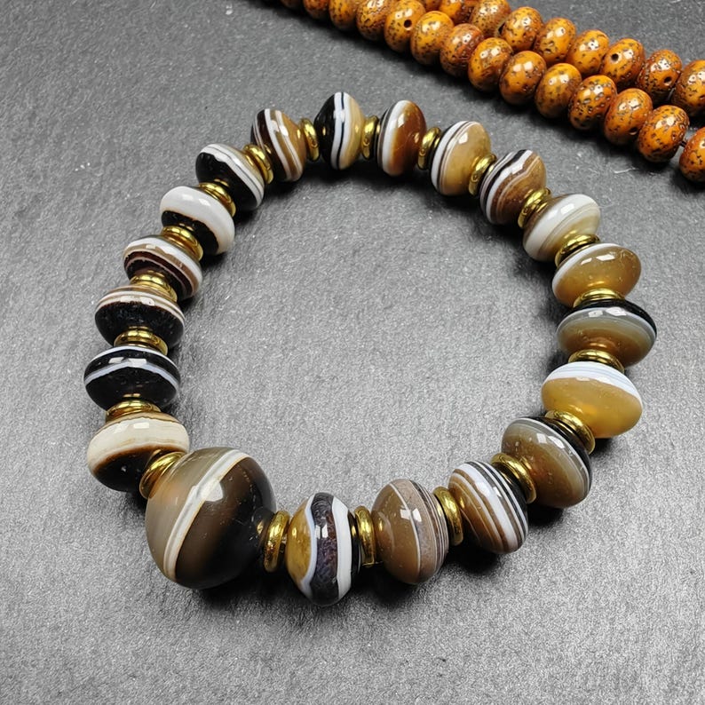 Wrist Mala | 11mm Medicine Buddha Dzi Bracelet