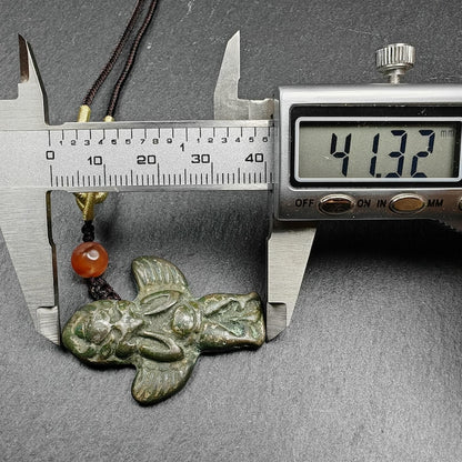 Tibetan Buddhist Amulet Pendant | Garuda Golden-Winged Bird