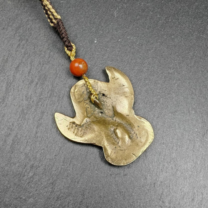 Tibetan Buddhist Amulet Pendant | Garuda Golden-Winged Bird