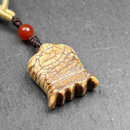 Old Citipati Skull Pendant | Tibetan Amulet