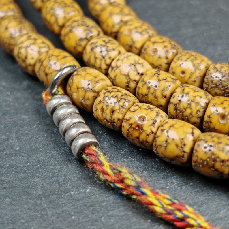 7mm 108 Lotus Seed Necklace Mala