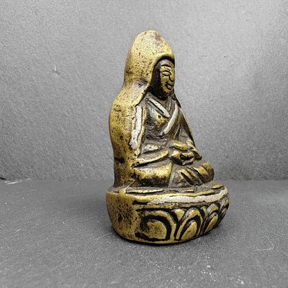 Guru Rinpoche Statue | 6cm Height | Silver Inlaid