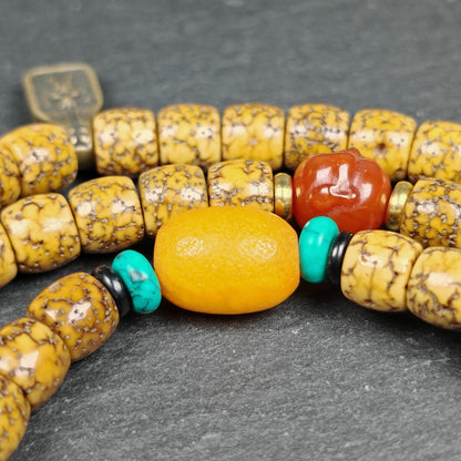 7mm 108 Lotus Seed Necklace Mala