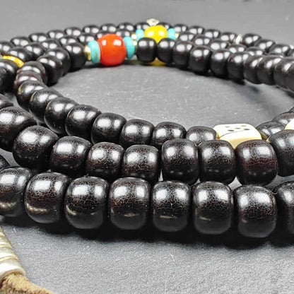 9.6mm 108 Coconut Bead Mala
