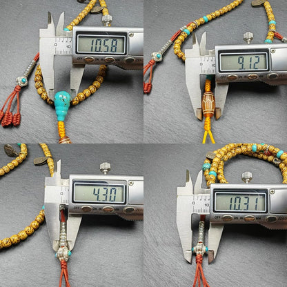 Authentic 5+mm Lotus Seed Necklace Mala for Women