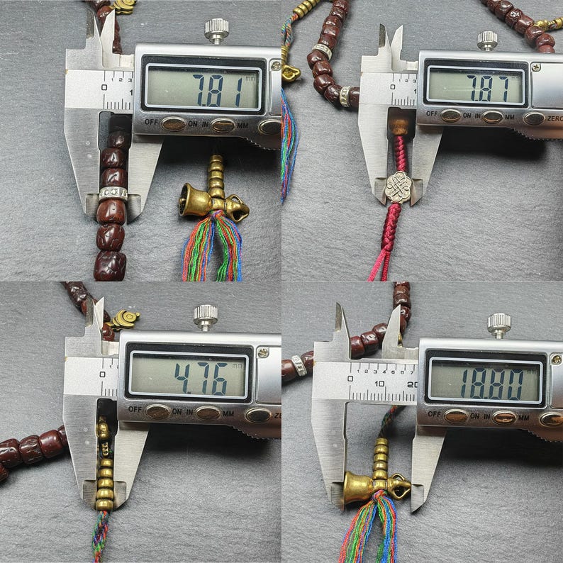 Old 8mm Rudraksha Necklace Mala