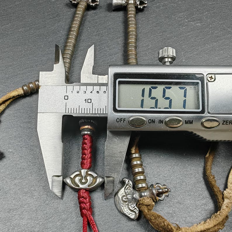 5mm Cold Iron Ascetic Hand Hold Mala