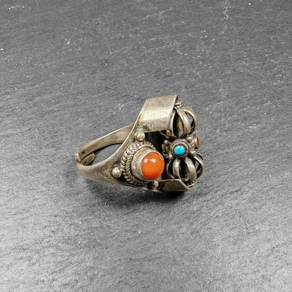 Silver Ring | Rotatable Vajra Ring