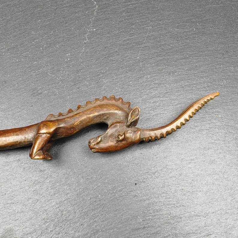 Red Copper Antelope Desktop Ornament