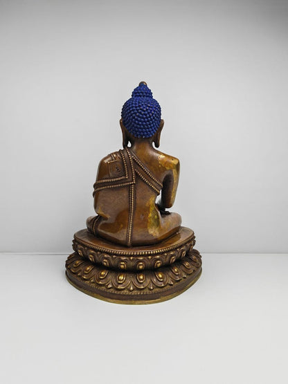 Old Shakyamuni Statue - Acient Tibetan Buddhist Statue 17cm Height