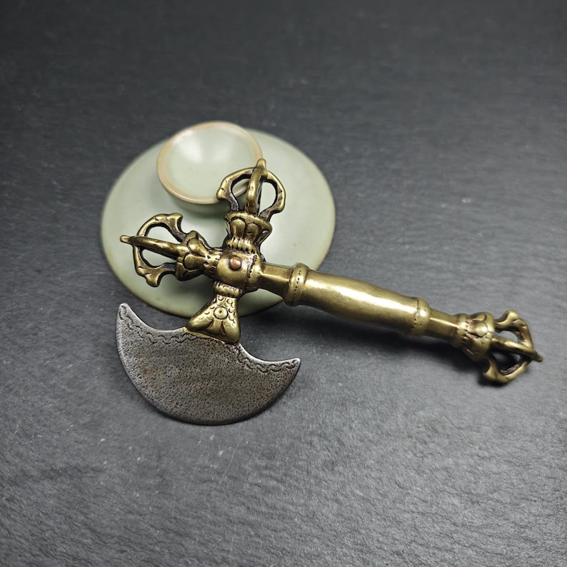 Cross Vajra Kartika Handmade Tibetan Buddhist Ritual Implement
