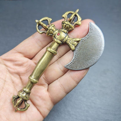Cross Vajra Kartika Handmade Tibetan Buddhist Ritual Implement