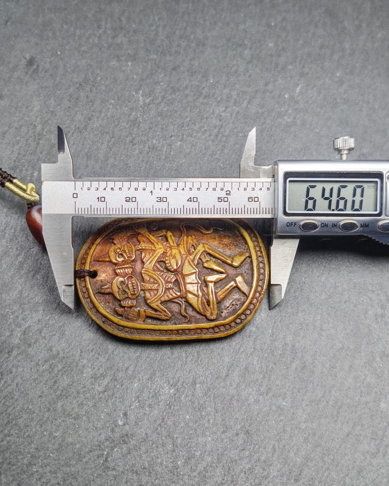 Citipati Master Kapala Pendant - 64mm × 48mm