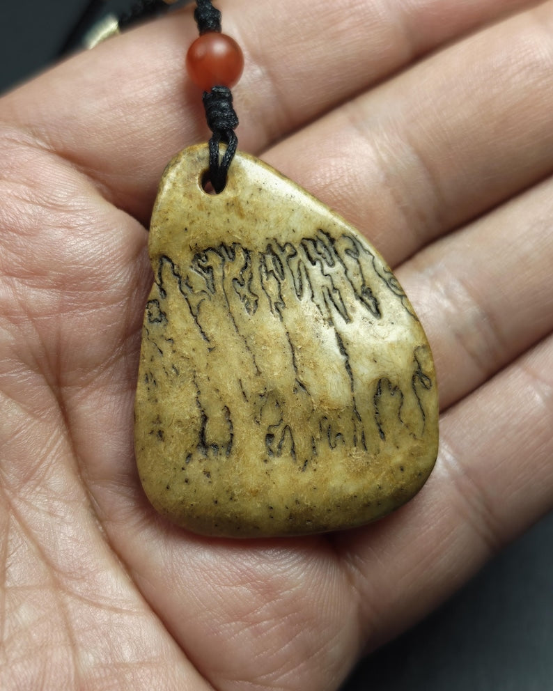 Antique Triangle Kapala Amulet - 44mm × 33mm - Decades Old