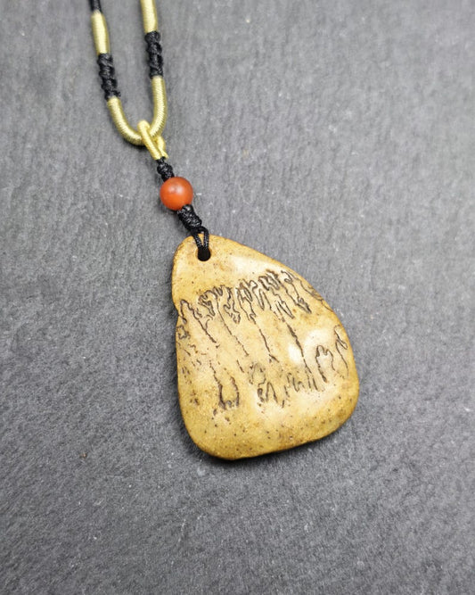 Antique Triangle Kapala Amulet - 44mm × 33mm - Decades Old