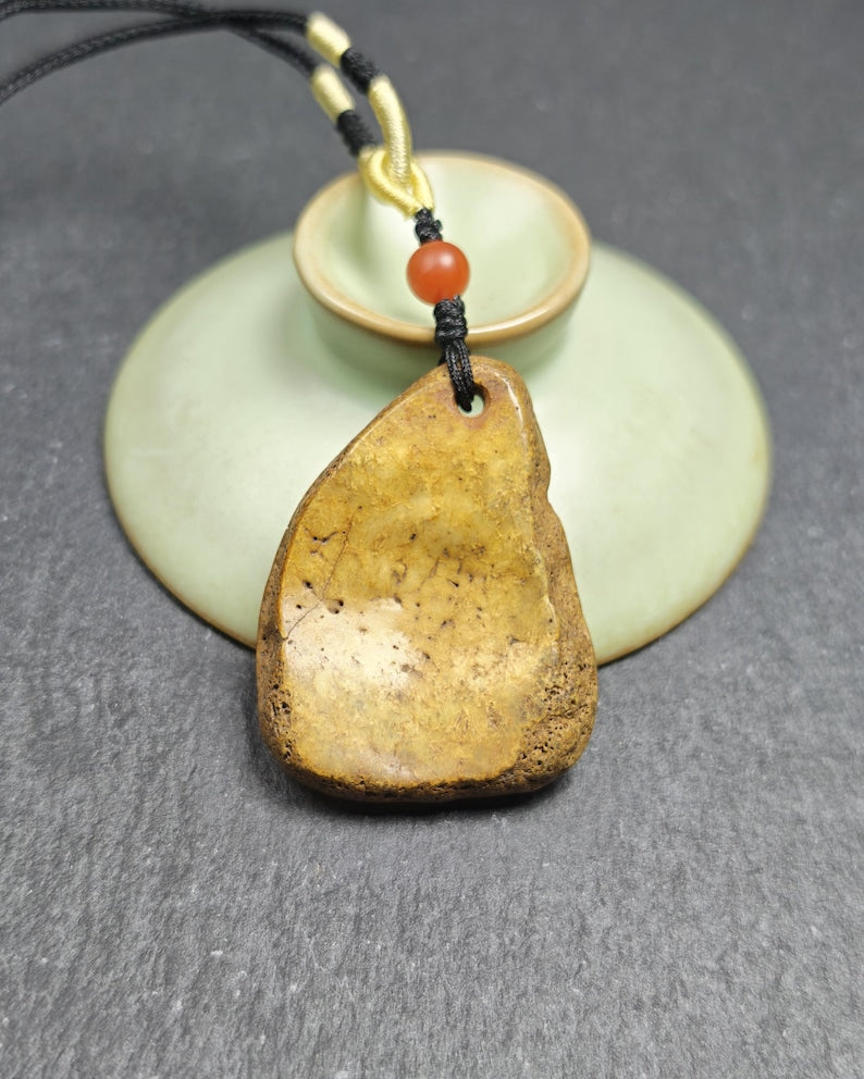 Antique Triangle Kapala Amulet - 44mm × 33mm - Decades Old