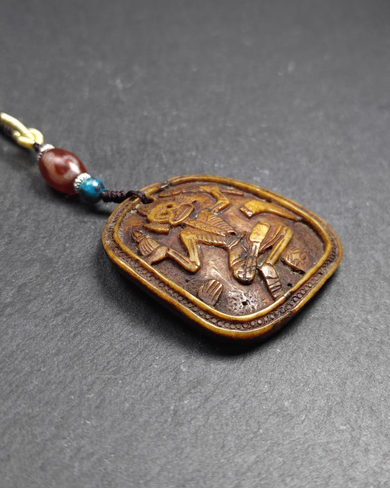 Authentic Citipati Master Kapala Pendant,54mm × 50mm