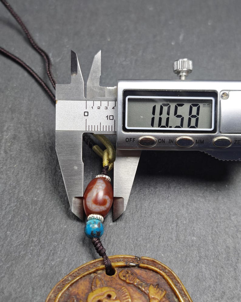 Authentic Citipati Master Kapala Pendant,54mm × 50mm