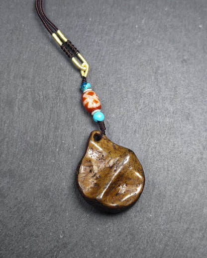 Authentic Kapala Amulet - Cross Vajra Charm - Tibetan Protective Pendant - Decad - Tibetan Buddhist amulet, view 7