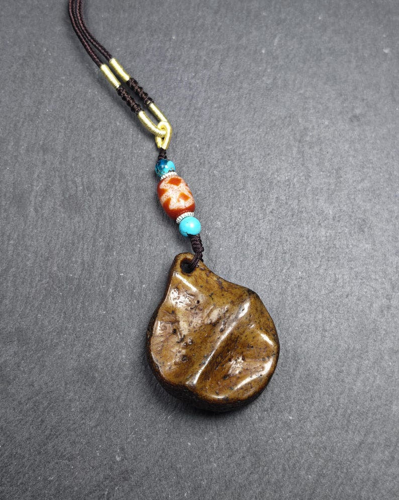 Authentic Kapala Amulet - Cross Vajra Charm - Tibetan Protective Pendant - Decad - Tibetan Buddhist amulet, view 7
