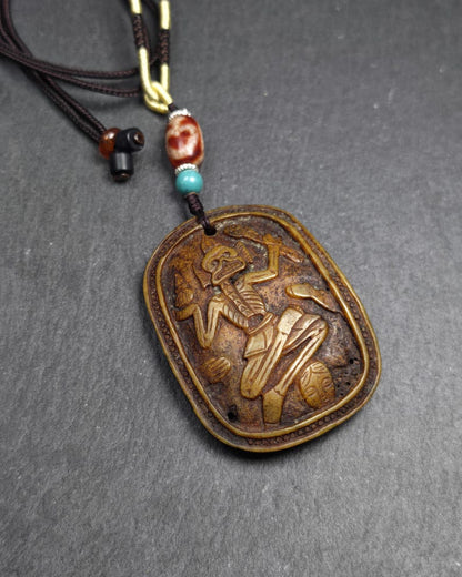 Authentic Citipati Master Kapala Pendant,60mm × 44mm