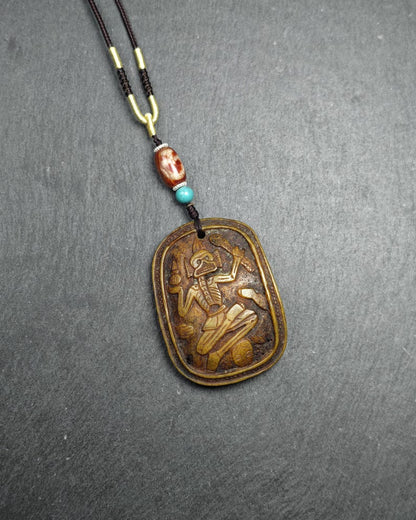Authentic Citipati Master Kapala Pendant,60mm × 44mm