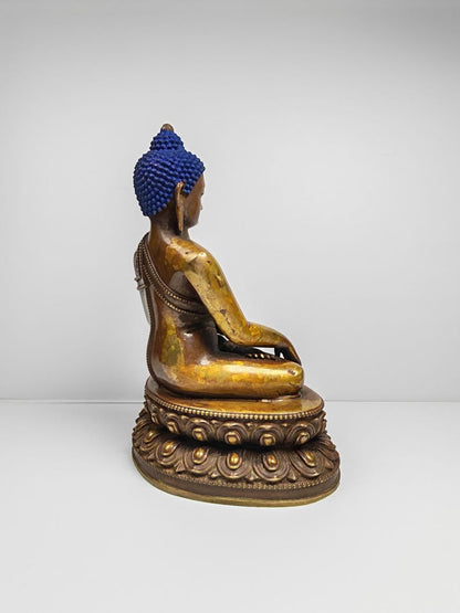 Old Shakyamuni Statue - Acient Tibetan Buddhist Statue 17cm Height