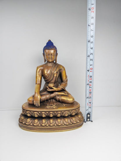 Old Shakyamuni Statue - Acient Tibetan Buddhist Statue 17cm Height