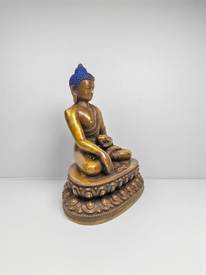 Old Shakyamuni Statue - Acient Tibetan Buddhist Statue 17cm Height