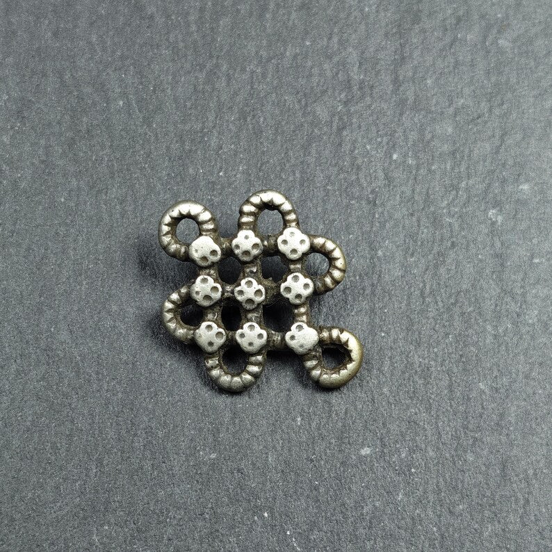 Vintage Lucky Knot Amulet Endless Knot Charm Mala Pendant