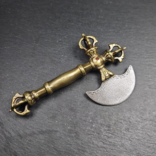 Cross Vajra Kartika Handmade Tibetan Buddhist Ritual Implement