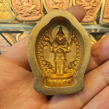 Avalokiteshvara (Open-eyed) Tsa Tsa Mold - 4.5cm Height