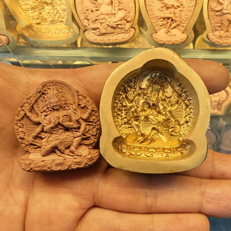 Parnashavari Tsa Tsa Mold 4.5cm Height Tibetan Buddha Statue Maker