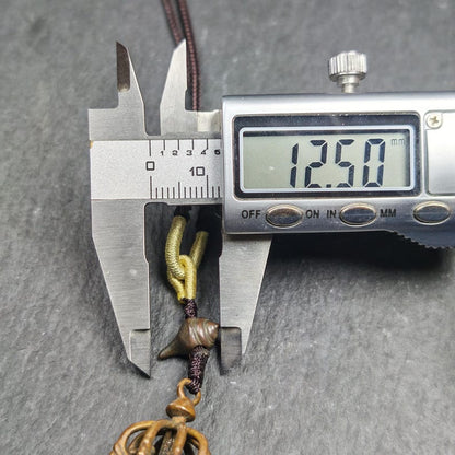 Tibetan Vajra Amulet - Protective Charm - 47×16mm