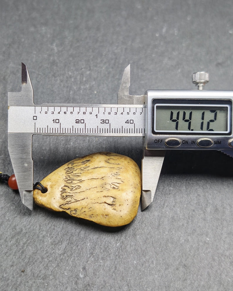 Antique Triangle Kapala Amulet - 44mm × 33mm - Decades Old