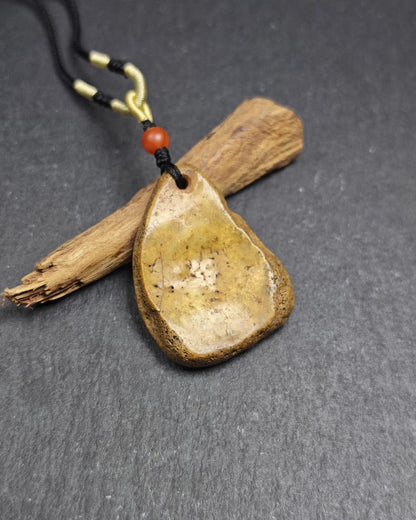 Antique Triangle Kapala Amulet - 44mm × 33mm - Decades Old