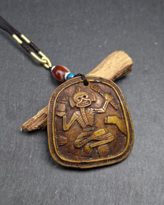 Authentic Citipati Master Kapala Pendant,54mm × 50mm