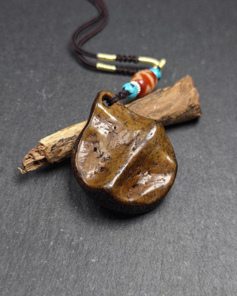 Authentic Kapala Amulet - Cross Vajra Charm - Tibetan Protective Pendant - Decad - Tibetan Buddhist amulet, view 5